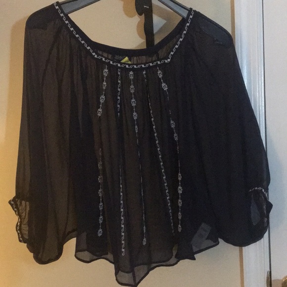 Lucky See-thru Blouse - Picture 1 of 4